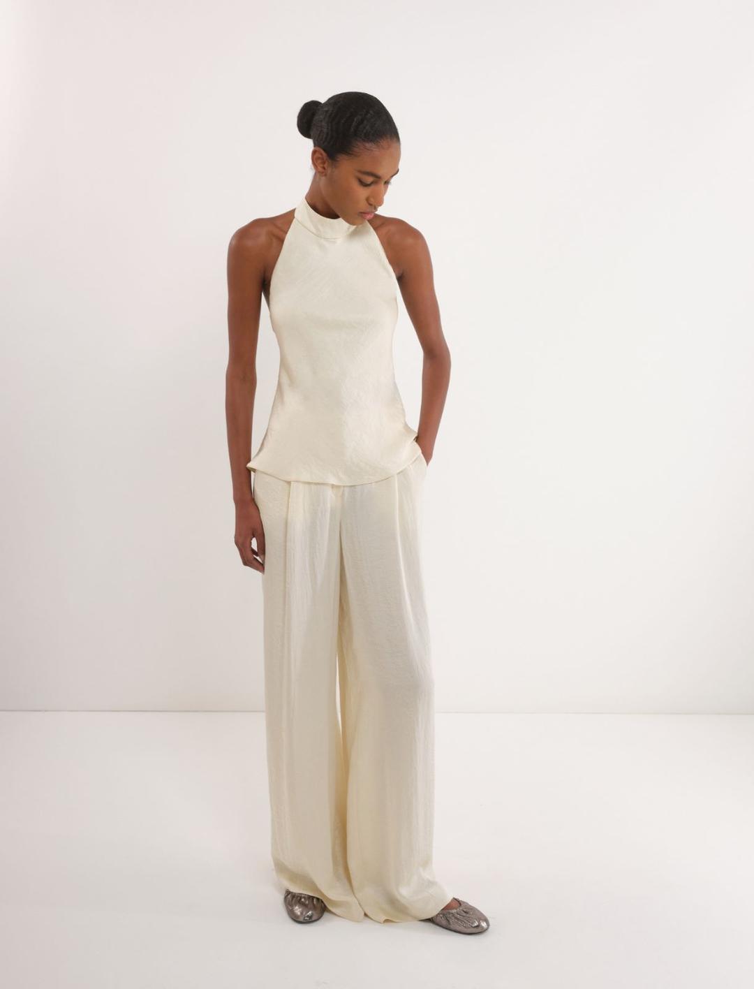 Top in twill crinckle | Marella Top in twill crinckle | Marella