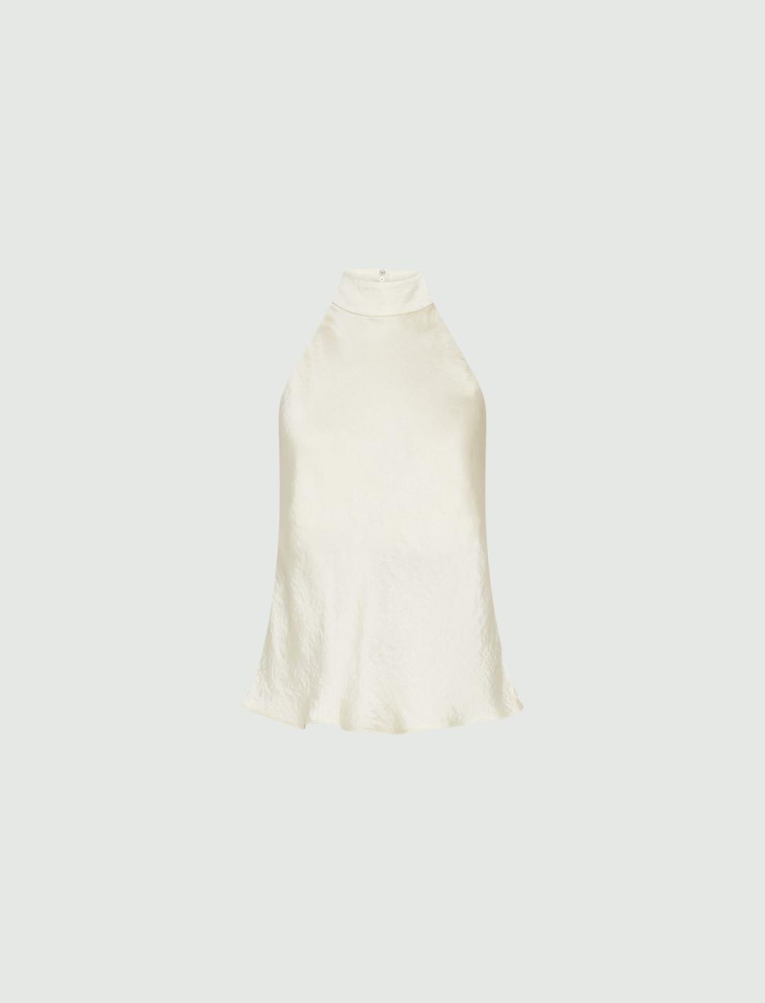 Top in twill crinckle | Marella Top in twill crinckle | Marella