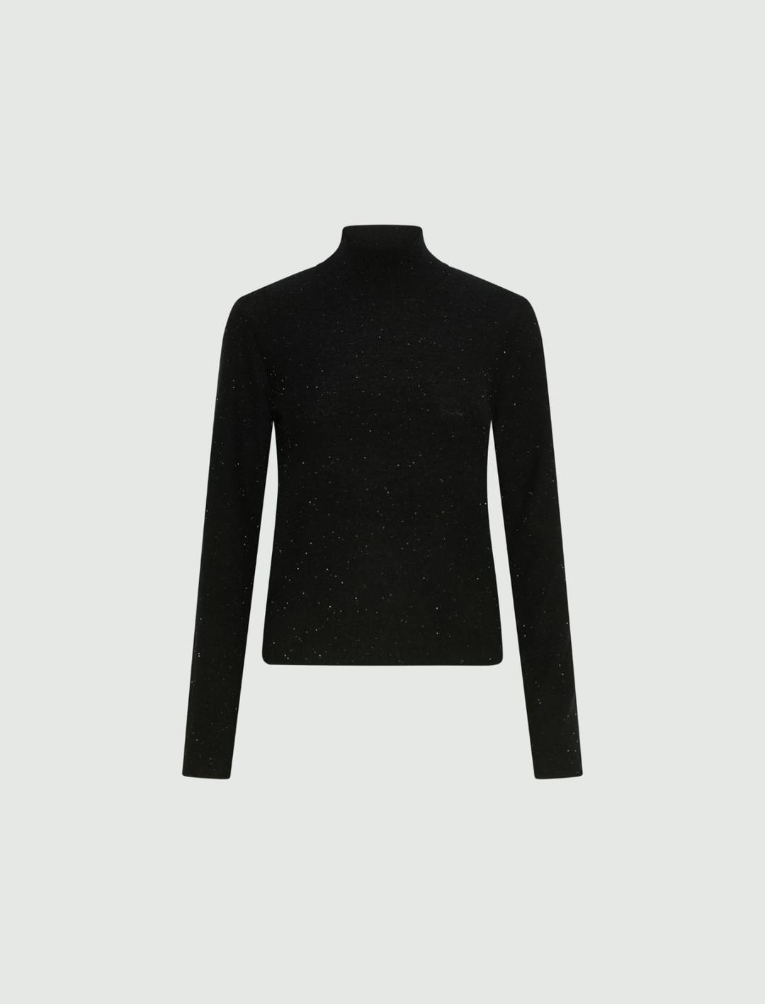 Maglia a collo alto con micro paillette | Marella Maglia a collo alto con micro paillette | Marella
