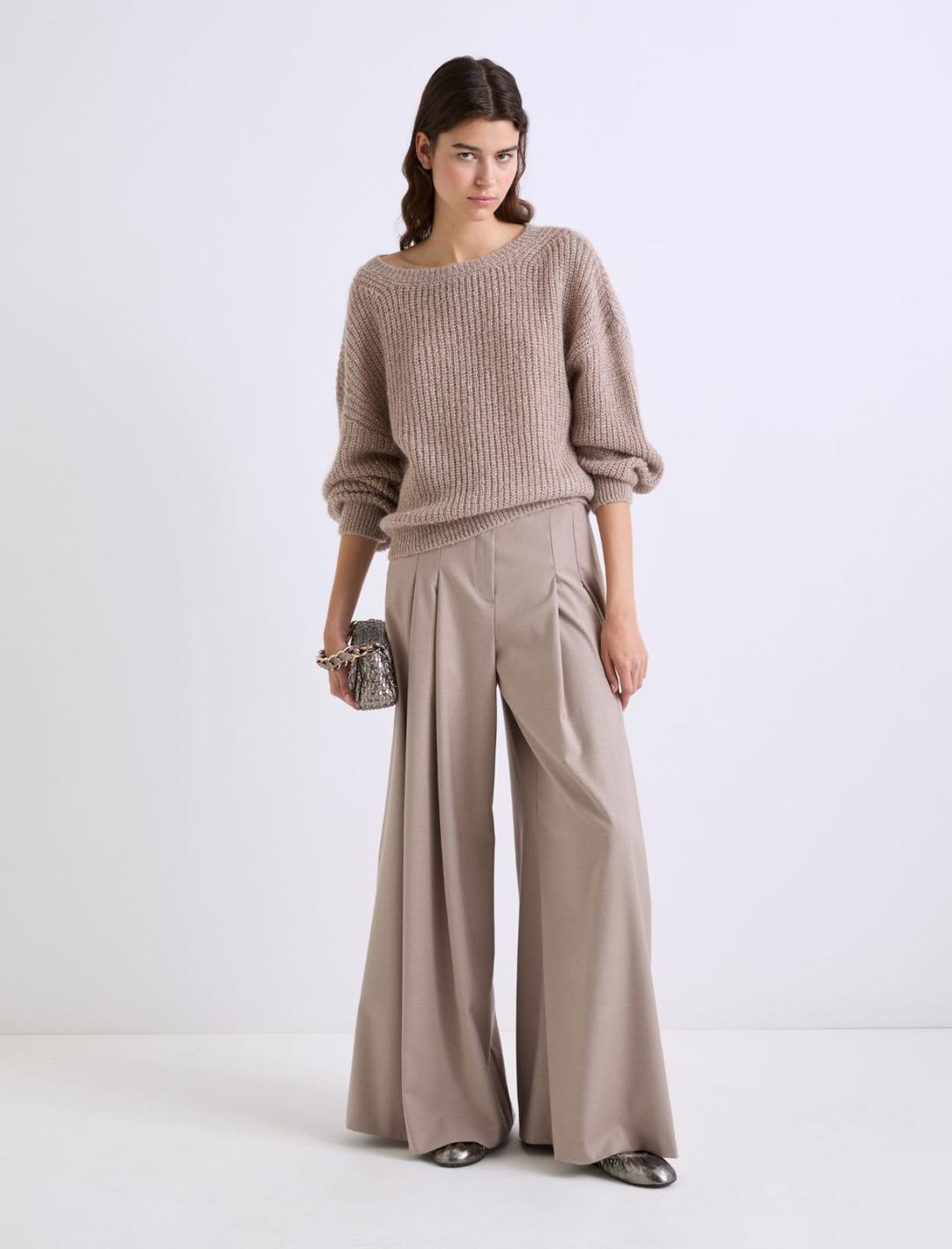 Maglia in misto mohair con micro paillette | Marella Maglia in misto mohair con micro paillette | Marella