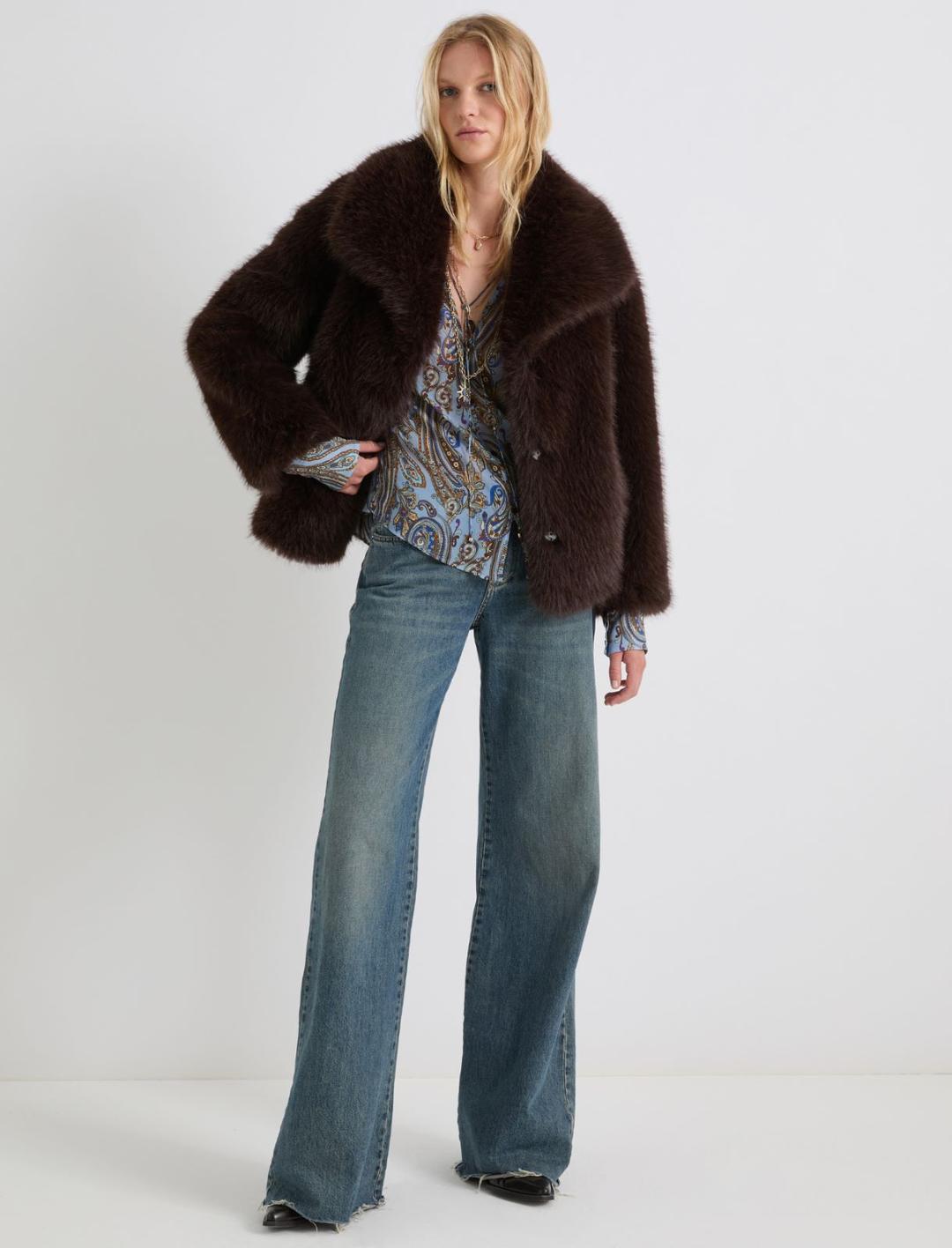 Giacca oversize in tessuto furry | Marella Giacca oversize in tessuto furry | Marella