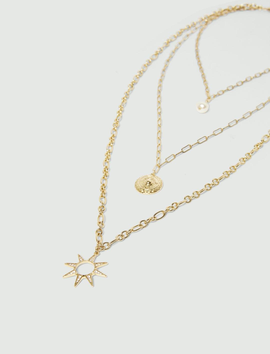 Tripla collana con pendenti | Marella Tripla collana con pendenti | Marella