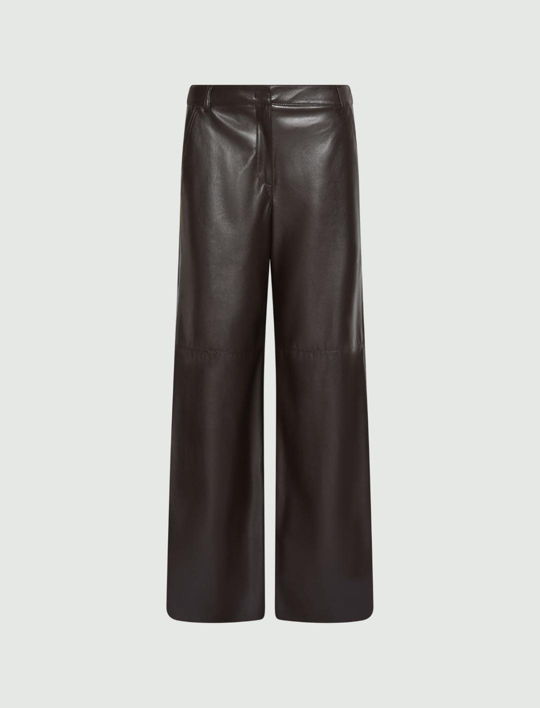 Pantalone wide leg in jersey spalmato | Marella Pantalone wide leg in jersey spalmato | Marella