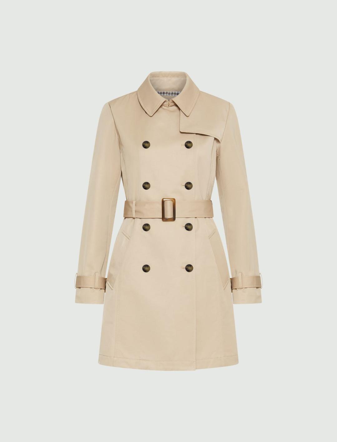 Trench doppiopetto in cotone tecnico | Marella Trench doppiopetto in cotone tecnico - 1 | Marella