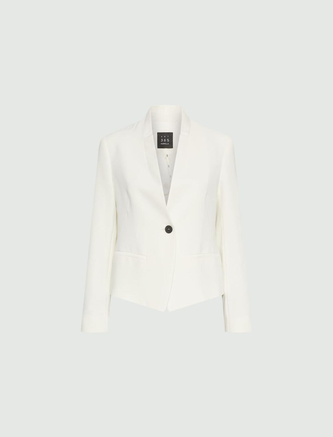 Blazer corto in envers satin | Marella Blazer corto in envers satin - 1 | Marella