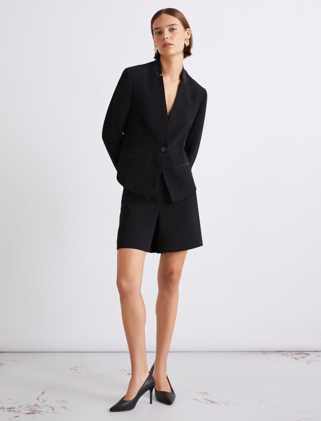 Blazer corto in envers satin | Marella Blazer corto in envers satin - 2 | Marella