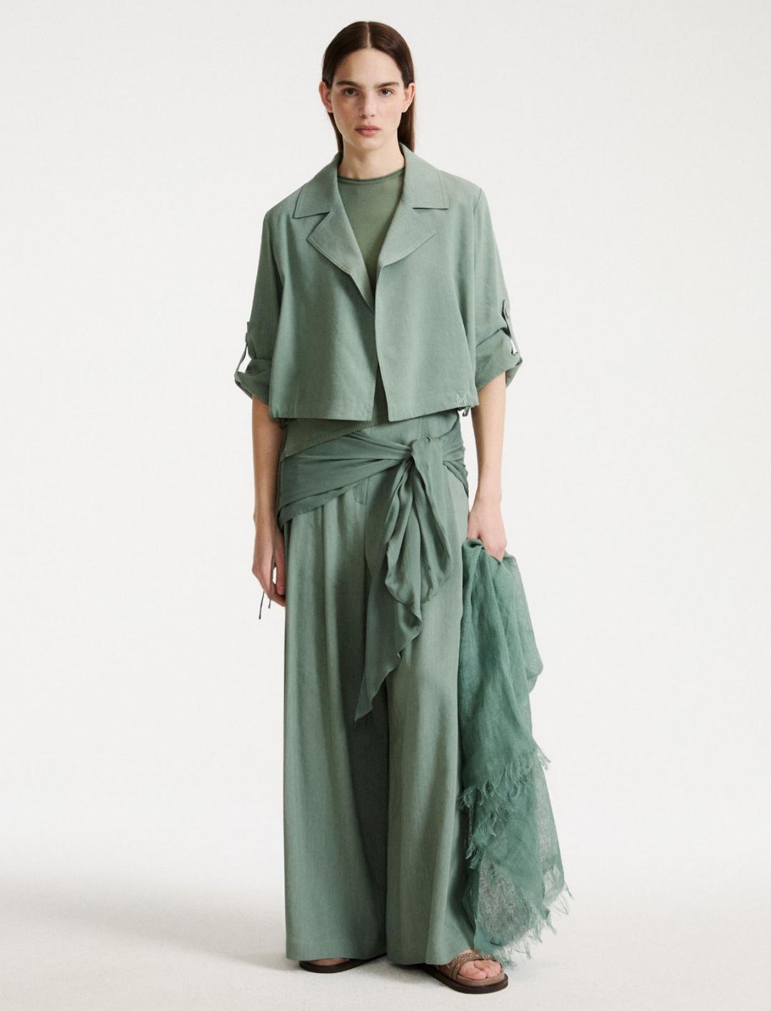 Giacca in viscosa e lino stretch | Marella Giacca in viscosa e lino stretch - 2 | Marella