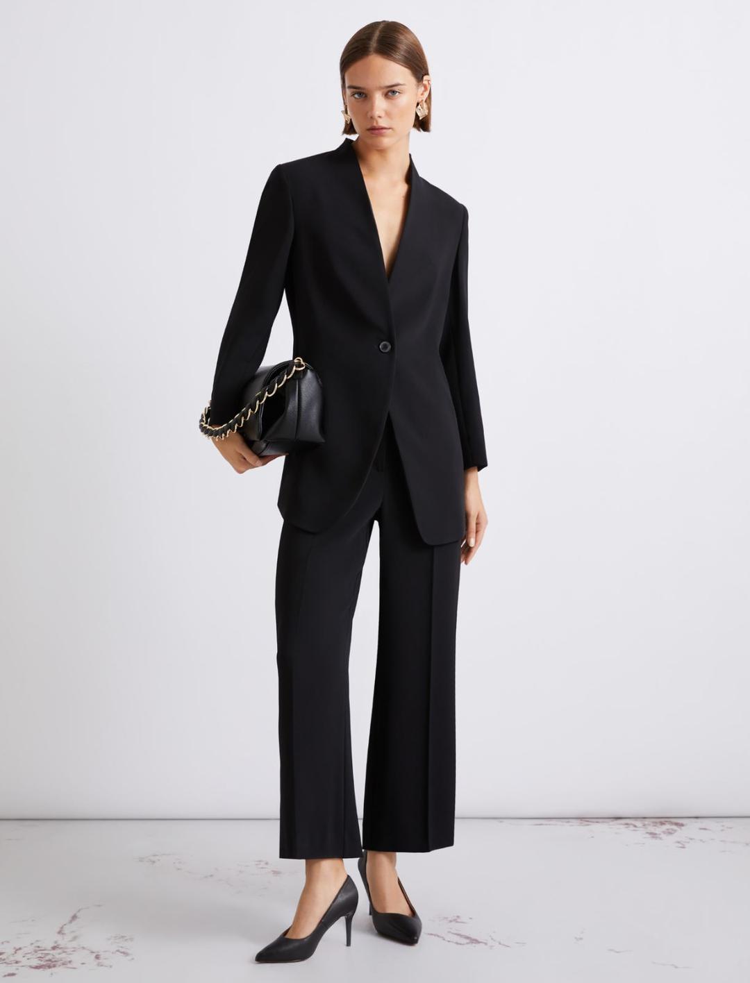 Blazer lungo in envers satin | Marella Blazer lungo in envers satin - 2 | Marella