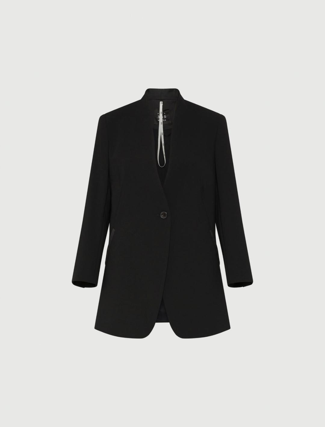 Blazer lungo in envers satin | Marella Blazer lungo in envers satin - 1 | Marella