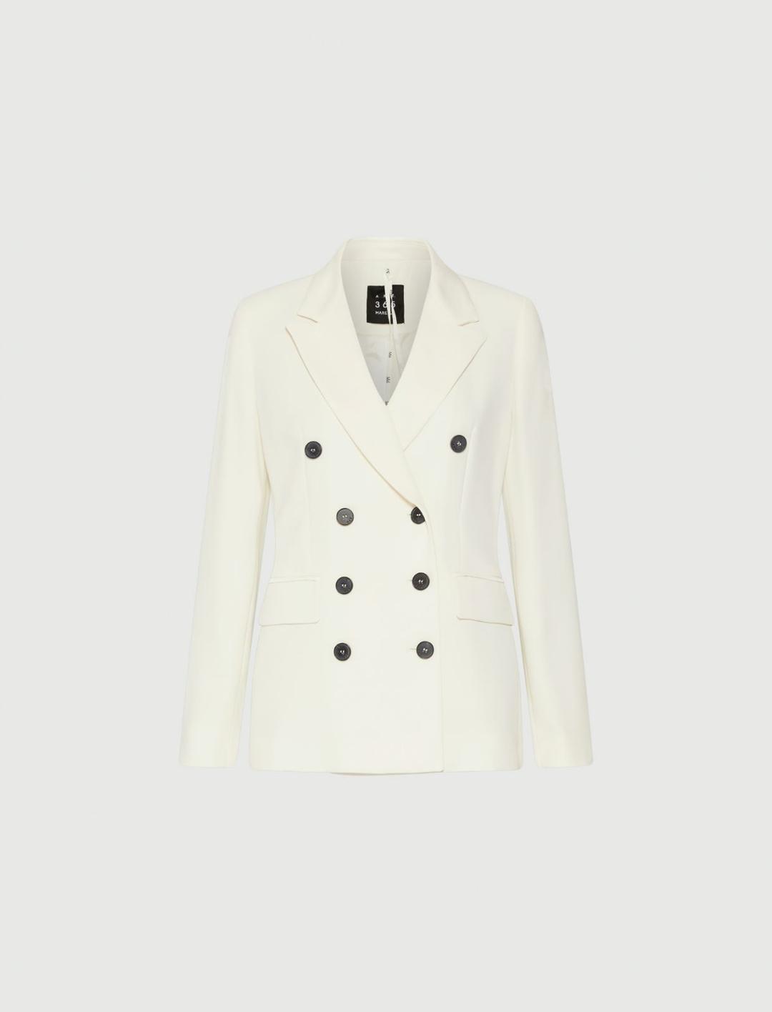 Blazer doppiopetto in envers satin | Marella Blazer doppiopetto in envers satin - 1 | Marella