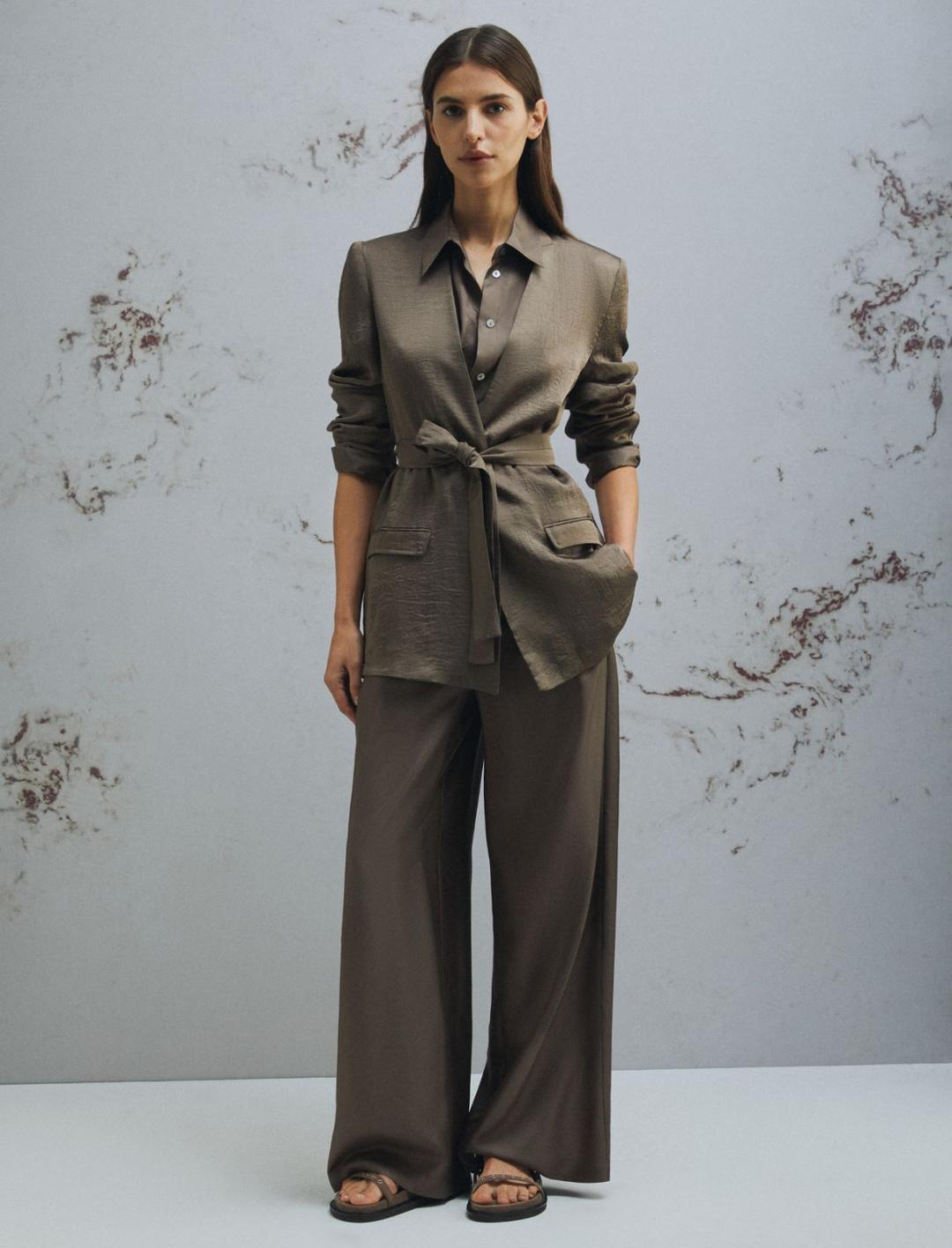 Giacca in twill con cintura | Marella Giacca in twill con cintura - 2 | Marella