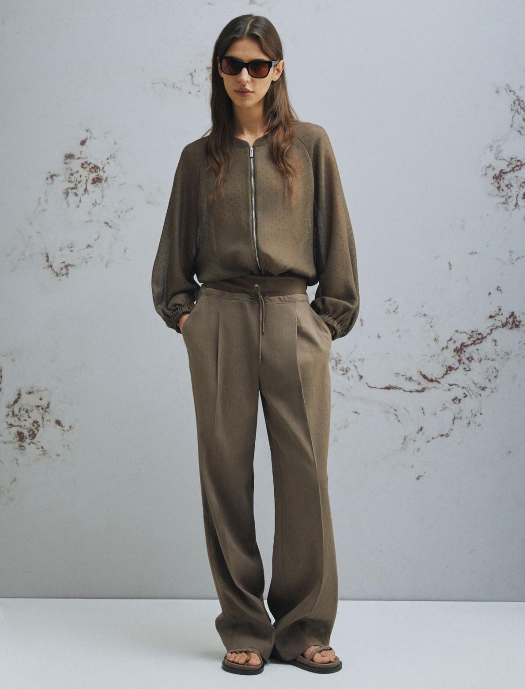 Bomber oversize con micro strass | Marella Bomber oversize con micro strass - 2 | Marella