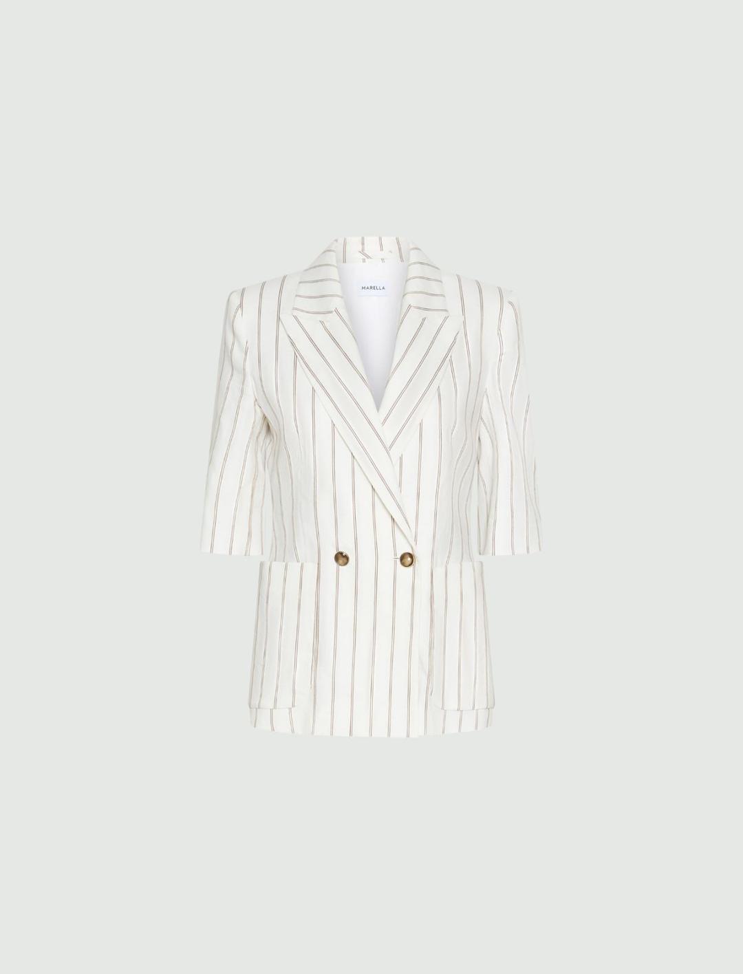 Blazer dritto in lino | Marella Blazer dritto in lino - 1 | Marella