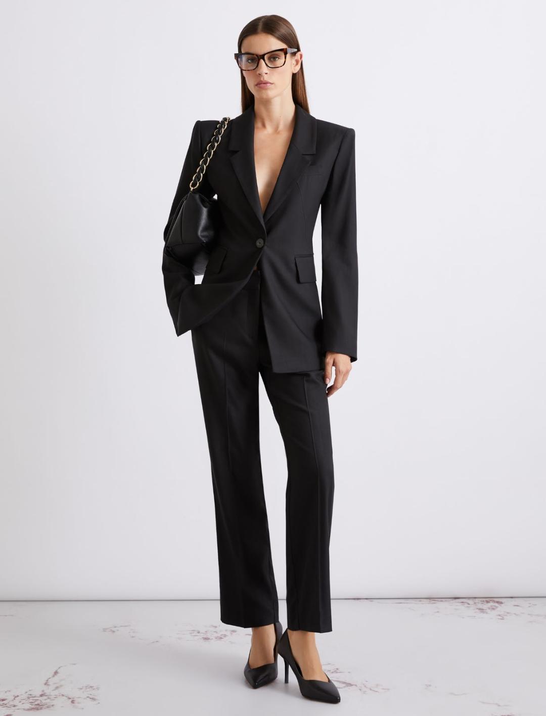 Blazer in misto viscosa stretch con oblò | Marella Blazer in misto viscosa stretch con oblò - 2 | Marella