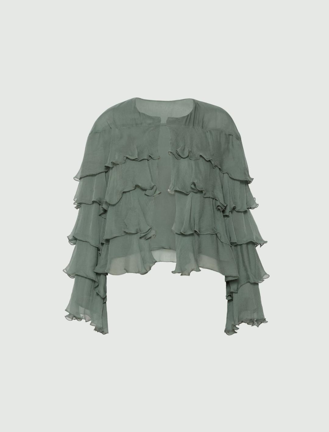 Giacca in creponne con balze | Marella Giacca in creponne con balze - 1 | Marella