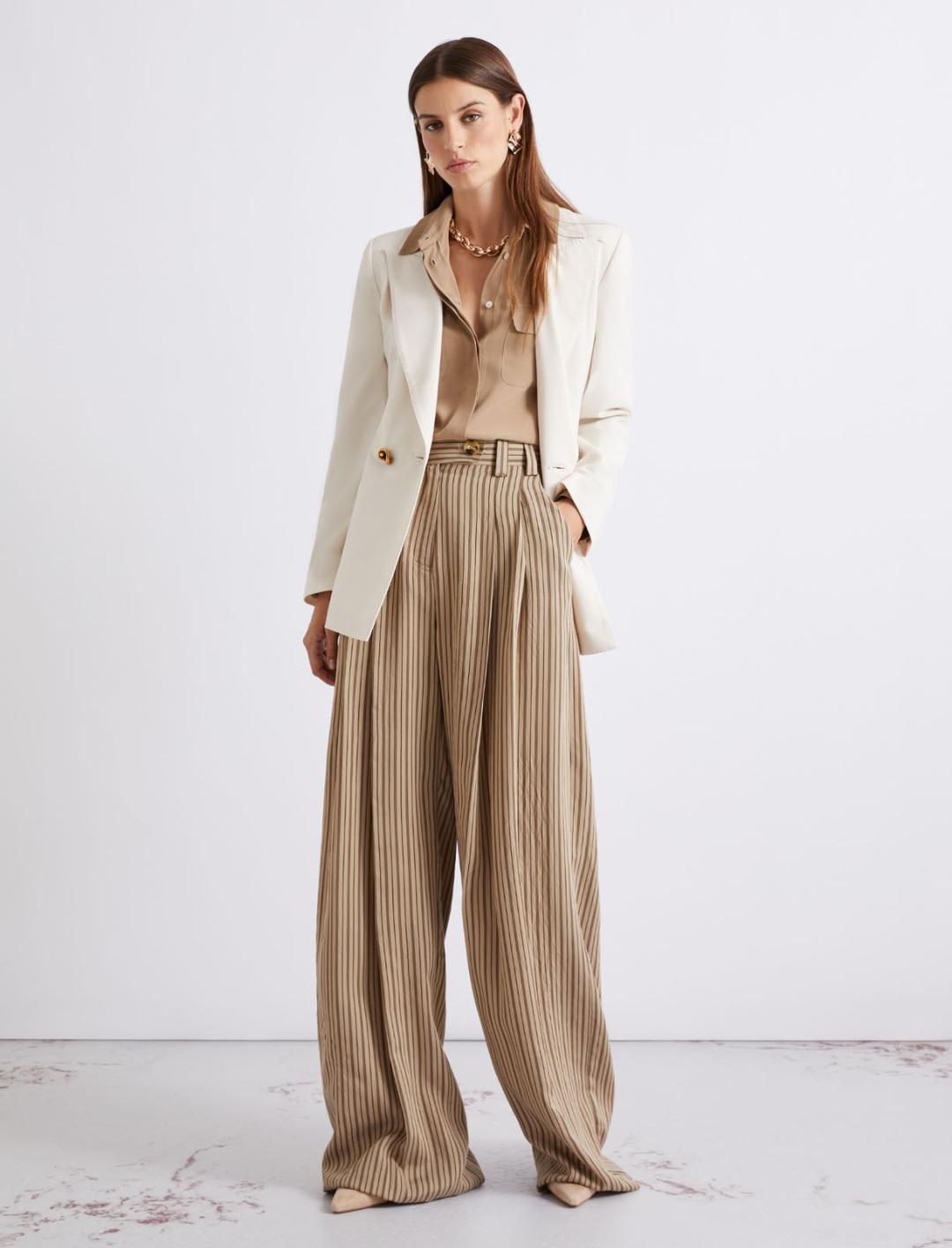 Blazer doppiopetto in tela stretch | Marella Blazer doppiopetto in tela stretch | Marella