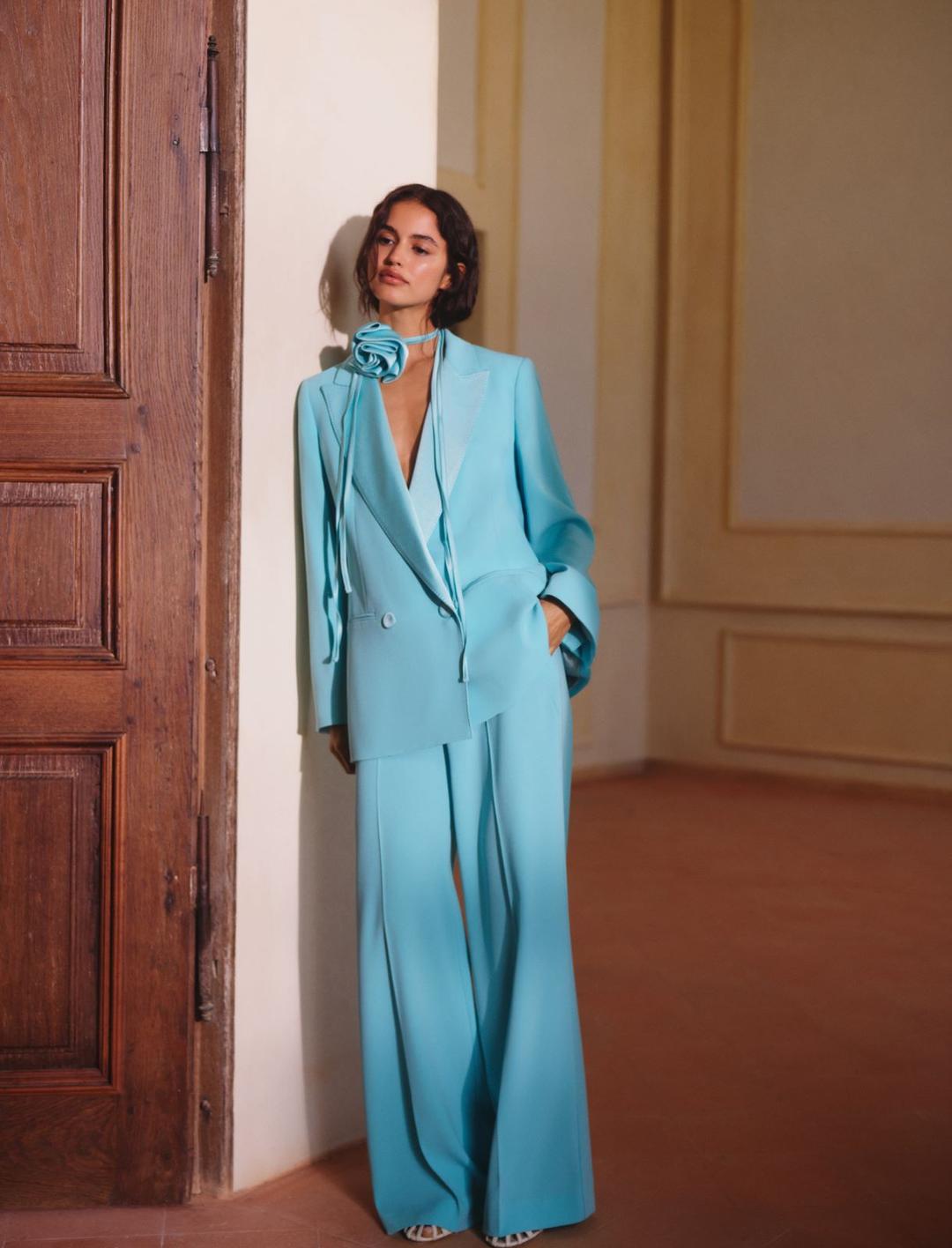 Blazer in envers satin con cintura | Marella Blazer in envers satin con cintura - 2 | Marella