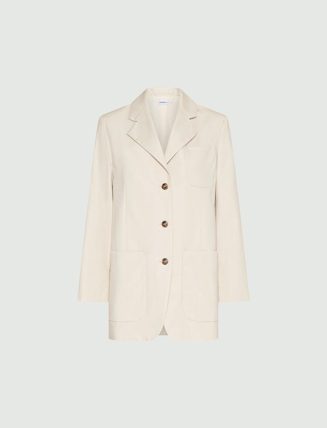 Blazer in popeline di cotone | Marella Blazer in popeline di cotone - 1 | Marella
