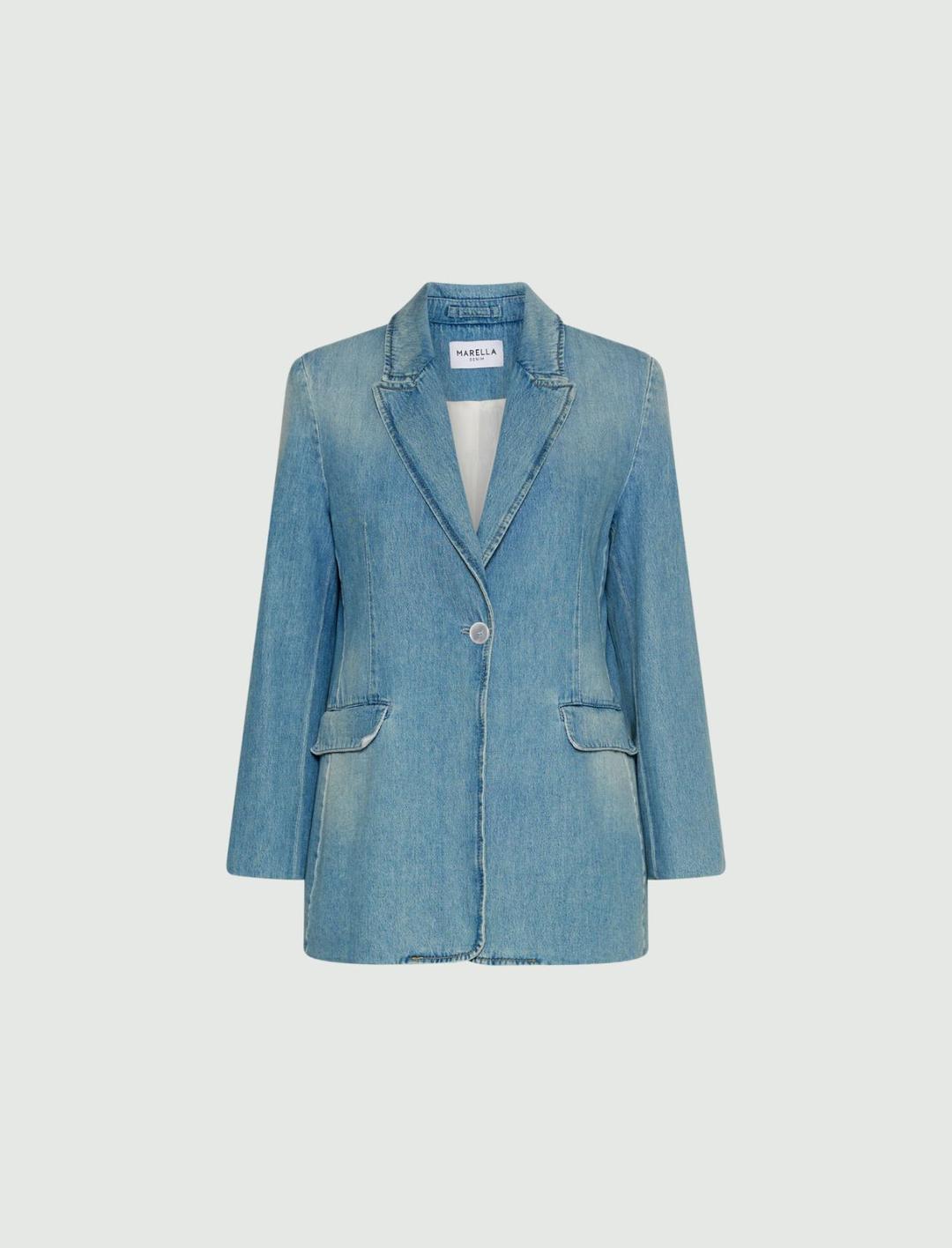 Blazer in denim chiaro | Marella Blazer in denim chiaro - 1 | Marella