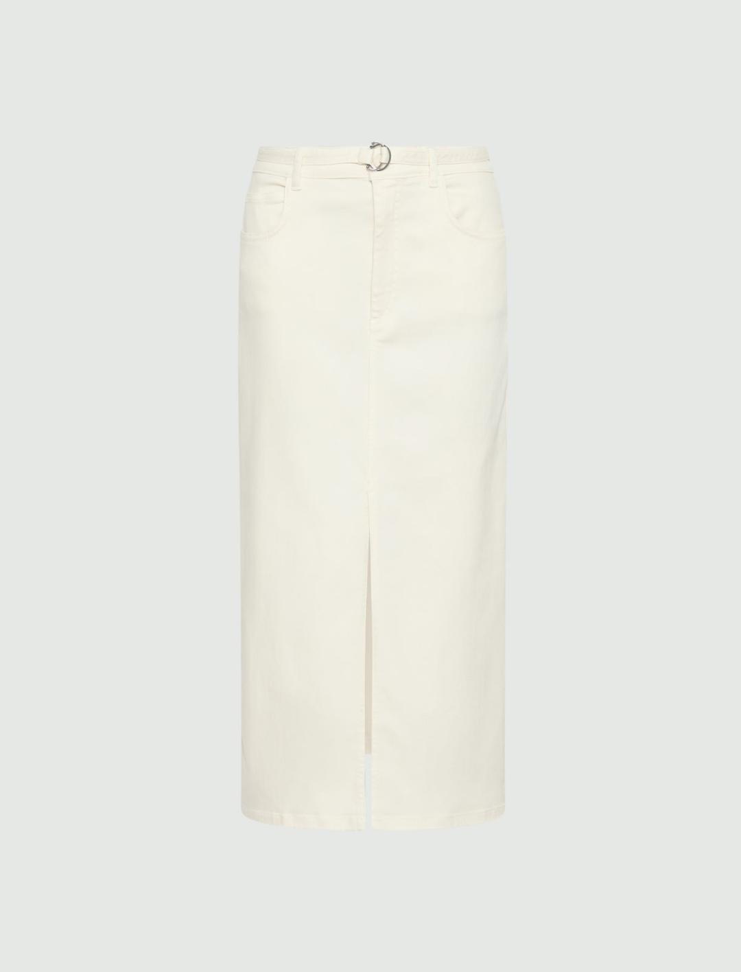 Gonna dritta in bull stretch | Marella Gonna dritta in bull stretch - 1 | Marella