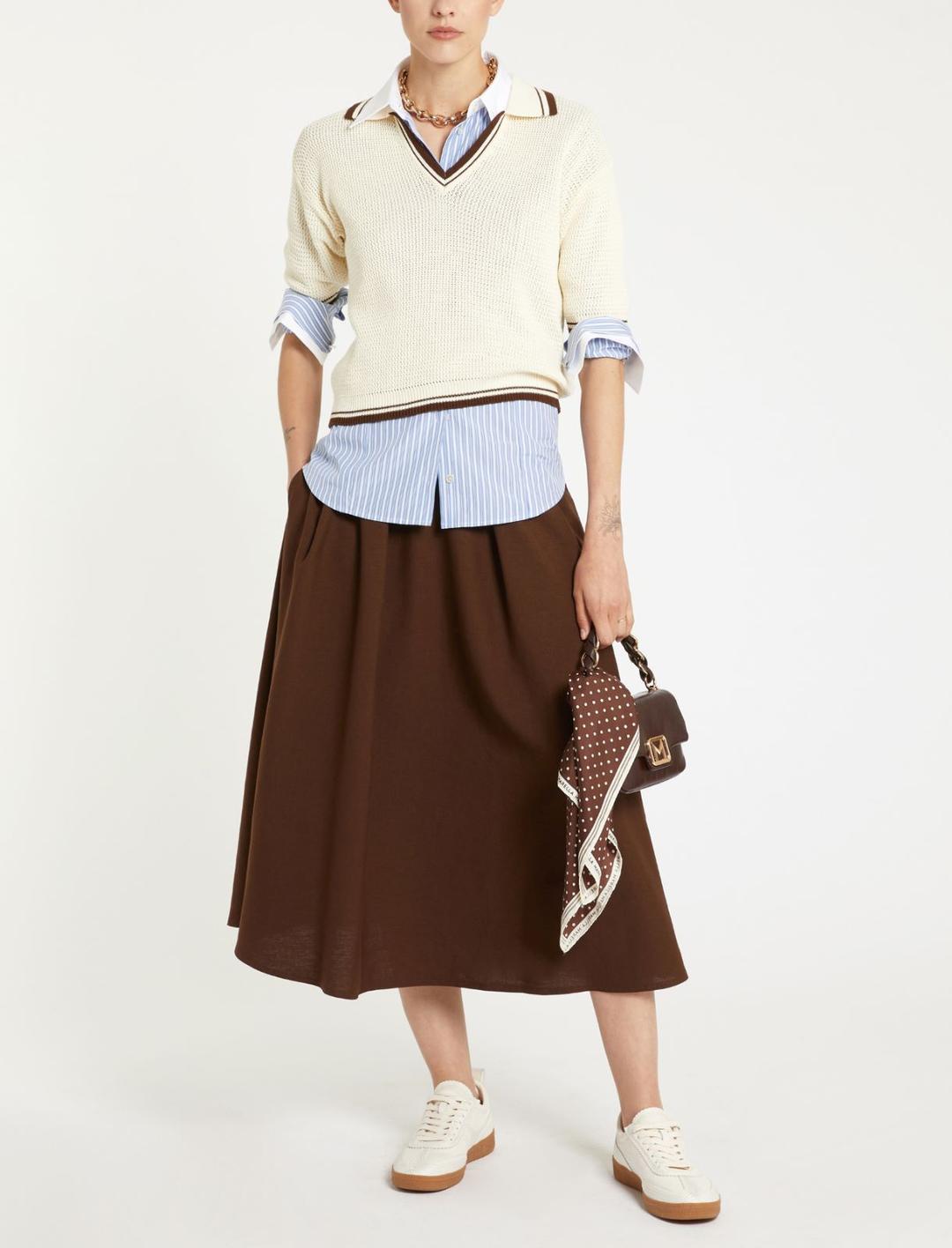 Gonna in misto lino | Marella Gonna in misto lino - 1 | Marella