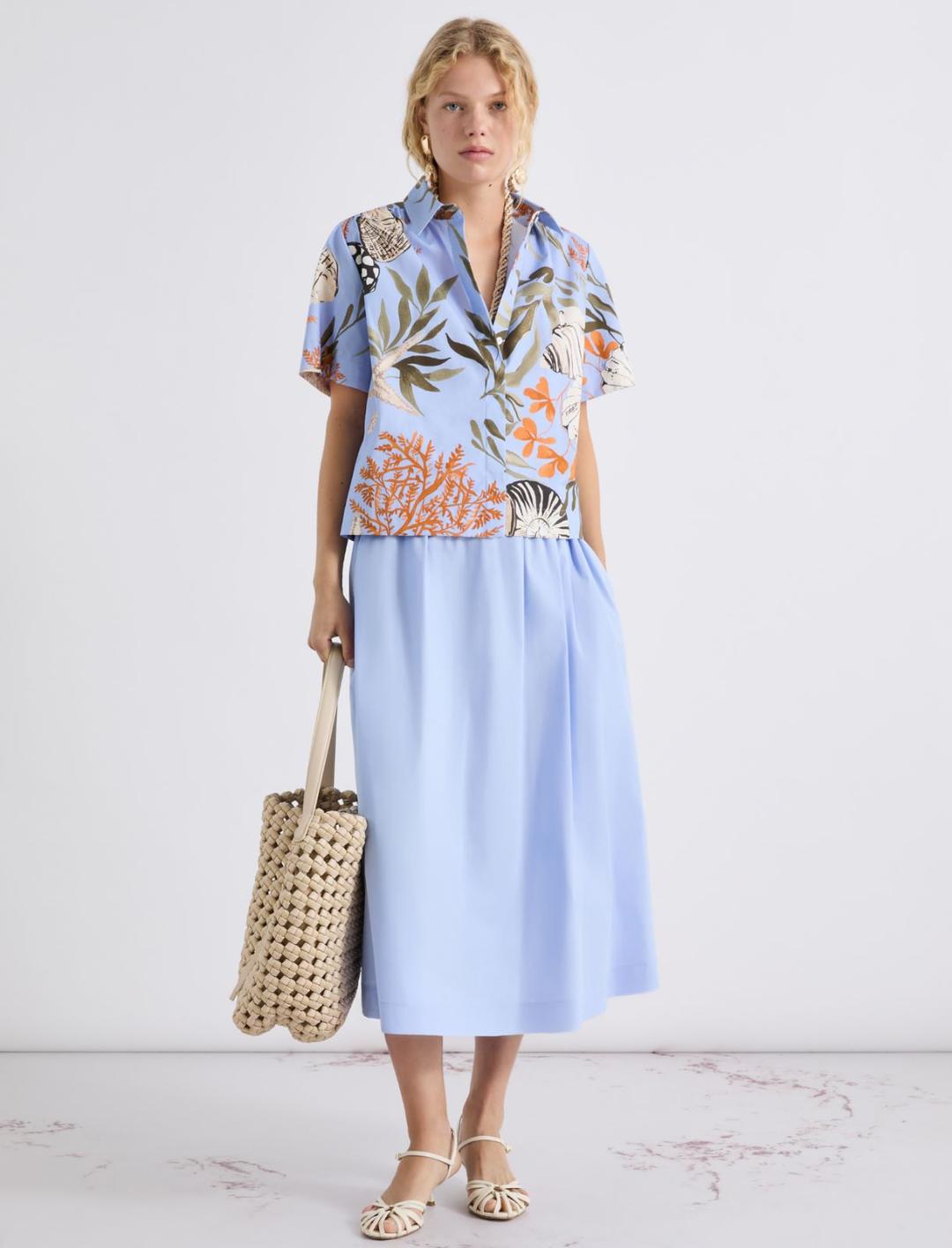 Gonna in popeline | Marella Gonna in popeline - 2 | Marella