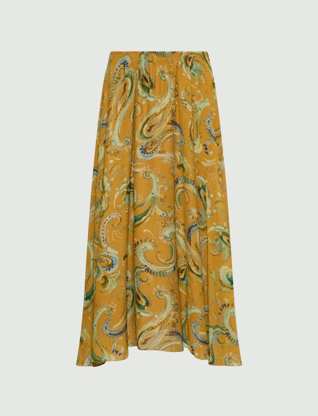 Gonna svasata in creponne | Marella Gonna svasata in creponne - 1 | Marella