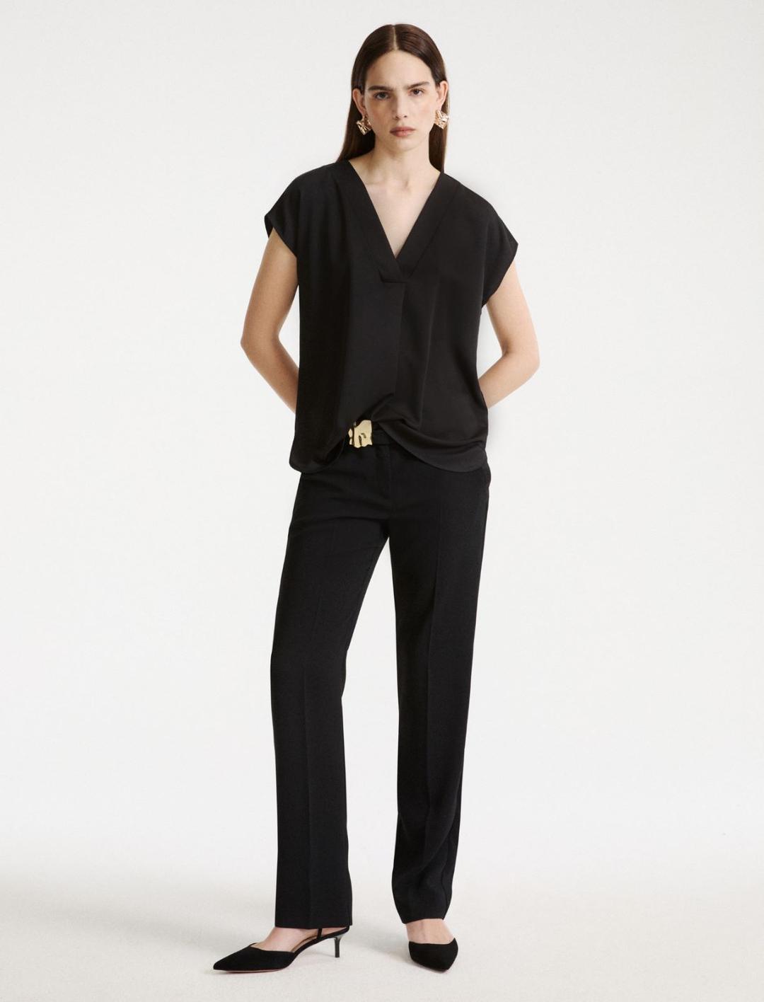 Blusa in satin fluido | Marella Blusa in satin fluido - 2 | Marella