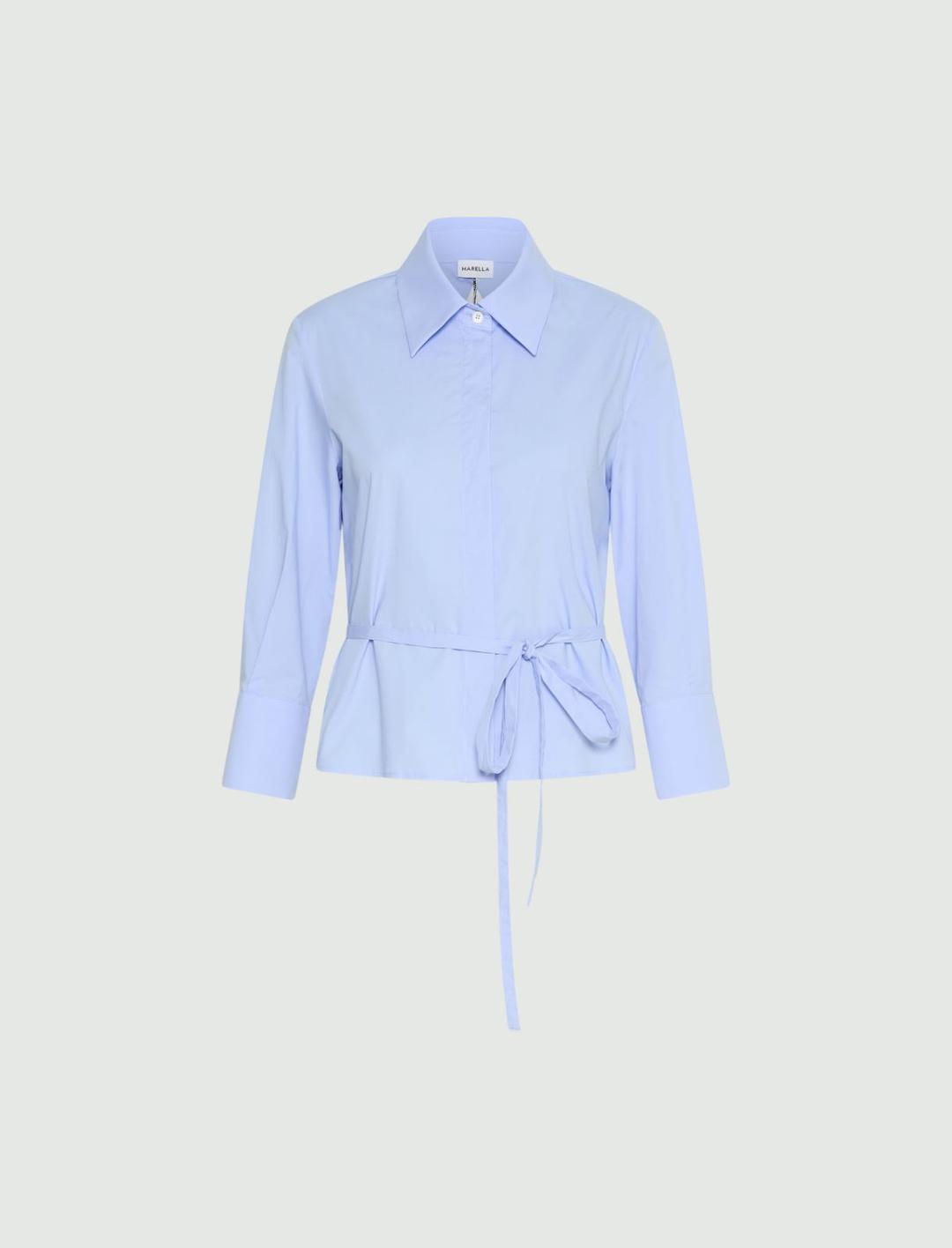 Camicia in popeline con oblò sulla schiena | Marella Camicia in popeline con oblò sulla schiena - 1 | Marella