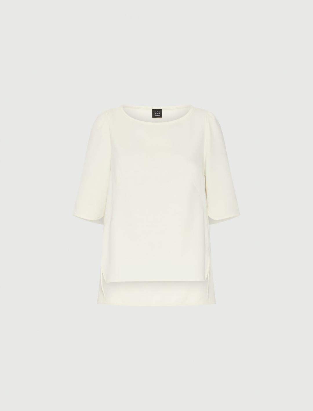 Blusa in envers satin con manica corta | Marella Blusa in envers satin con manica corta - 1 | Marella