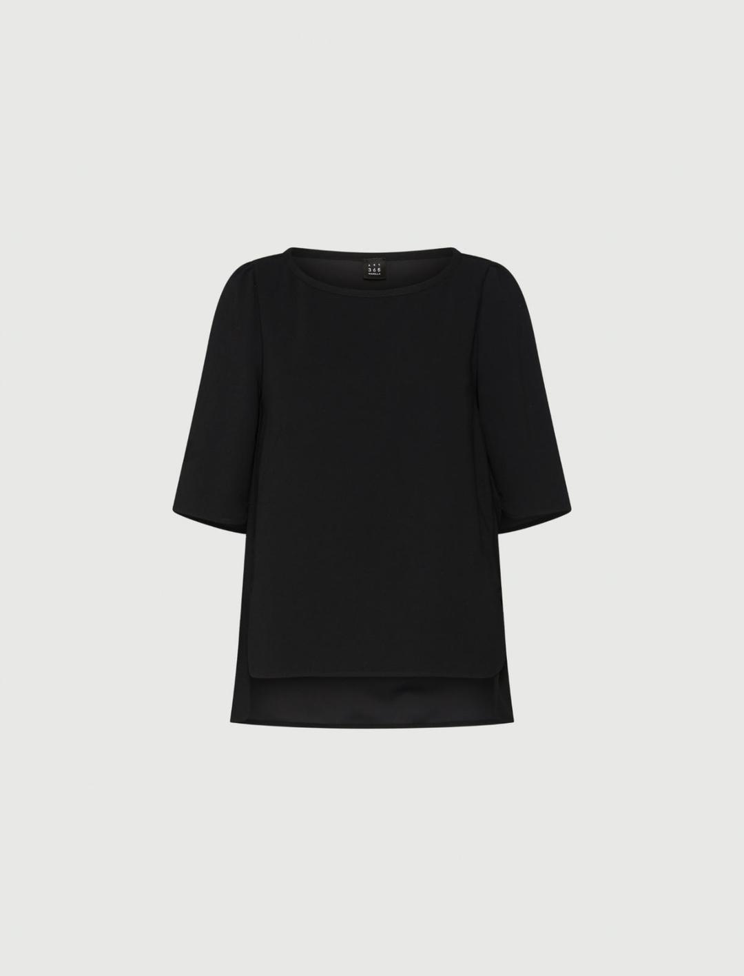 Blusa in envers satin con manica corta | Marella Blusa in envers satin con manica corta - 1 | Marella