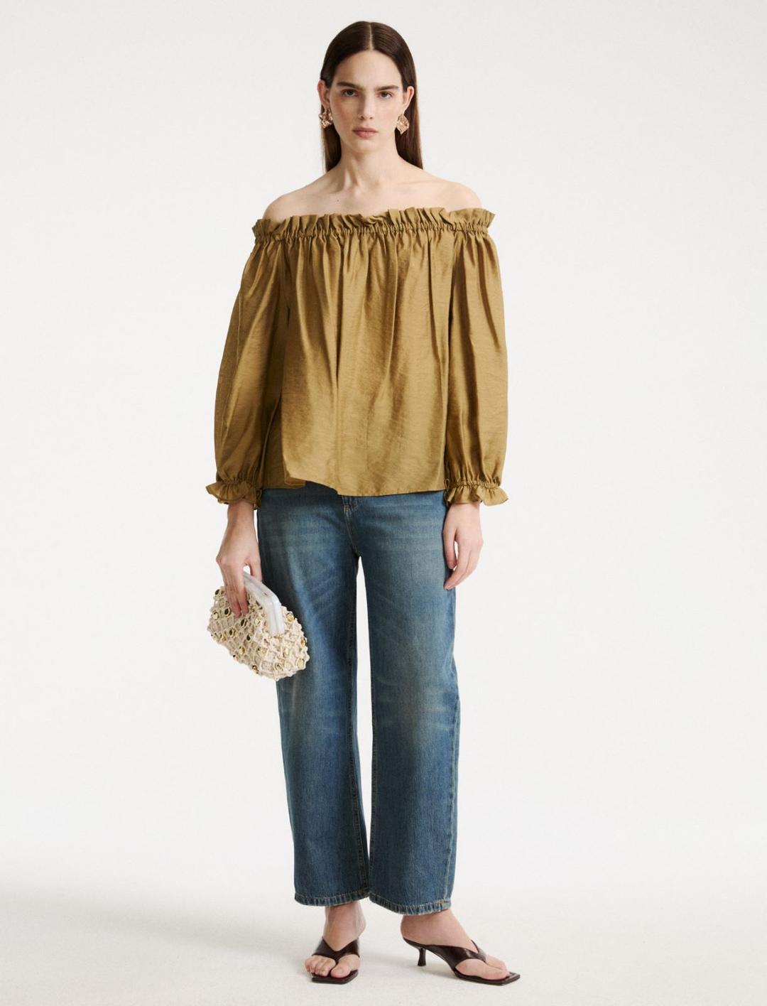 Blusa in georgette stampata | Marella Blusa in georgette stampata - 2 | Marella