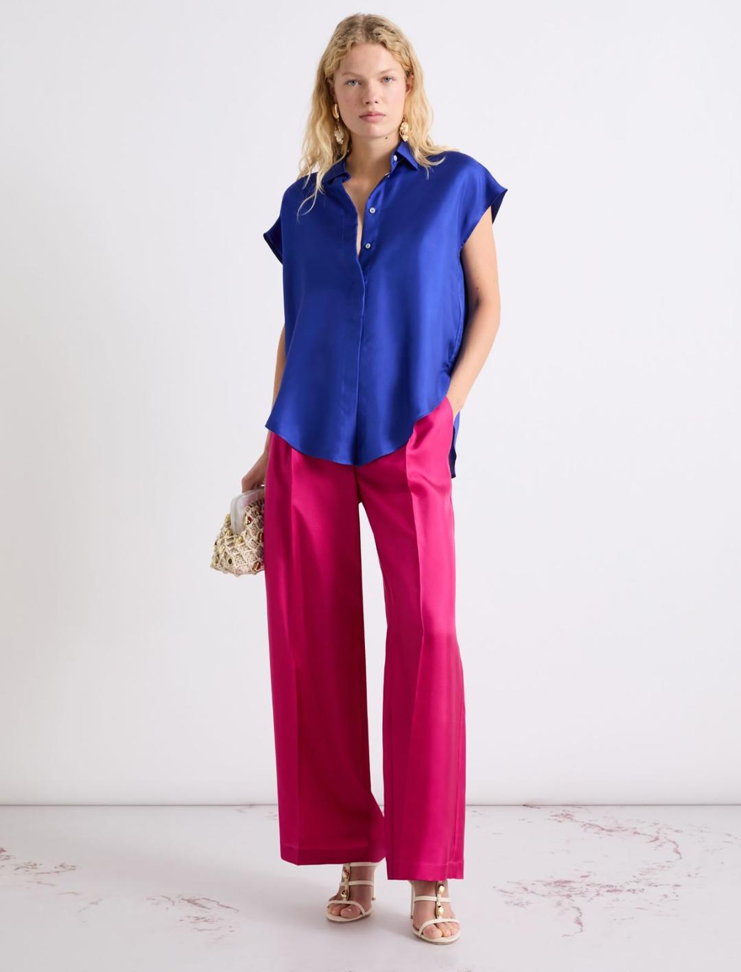 Camicia smanicata in seta | Marella Camicia smanicata in seta - 2 | Marella