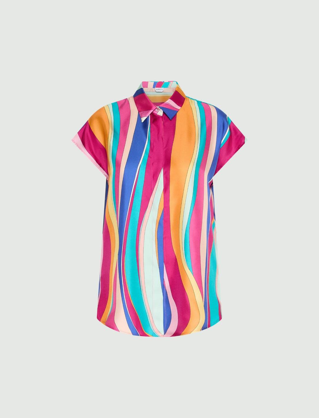 Camicia in seta con nodo | Marella Camicia in seta con nodo - 1 | Marella