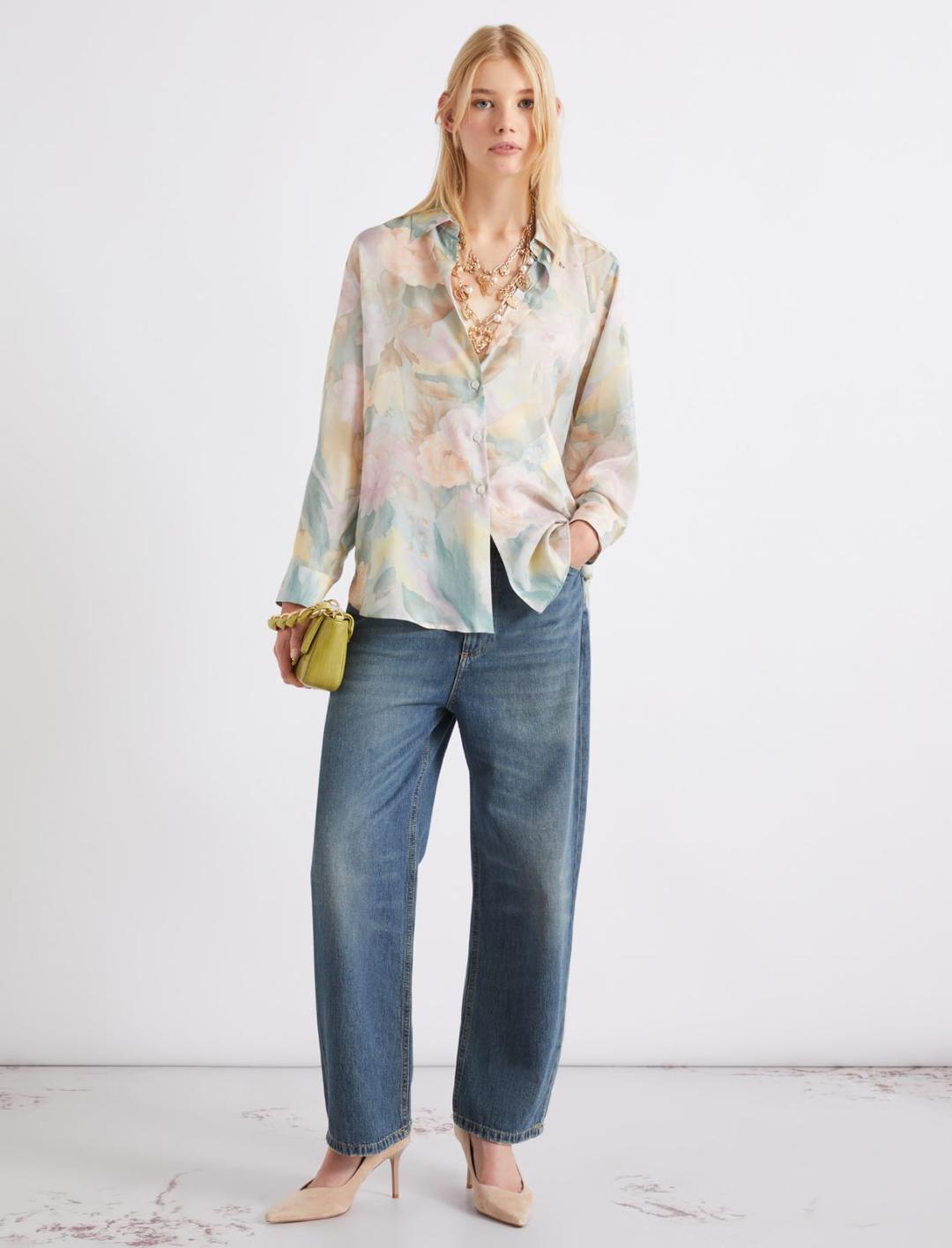 Camicia in seta habotai stampata | Marella Camicia in seta habotai stampata - 2 | Marella