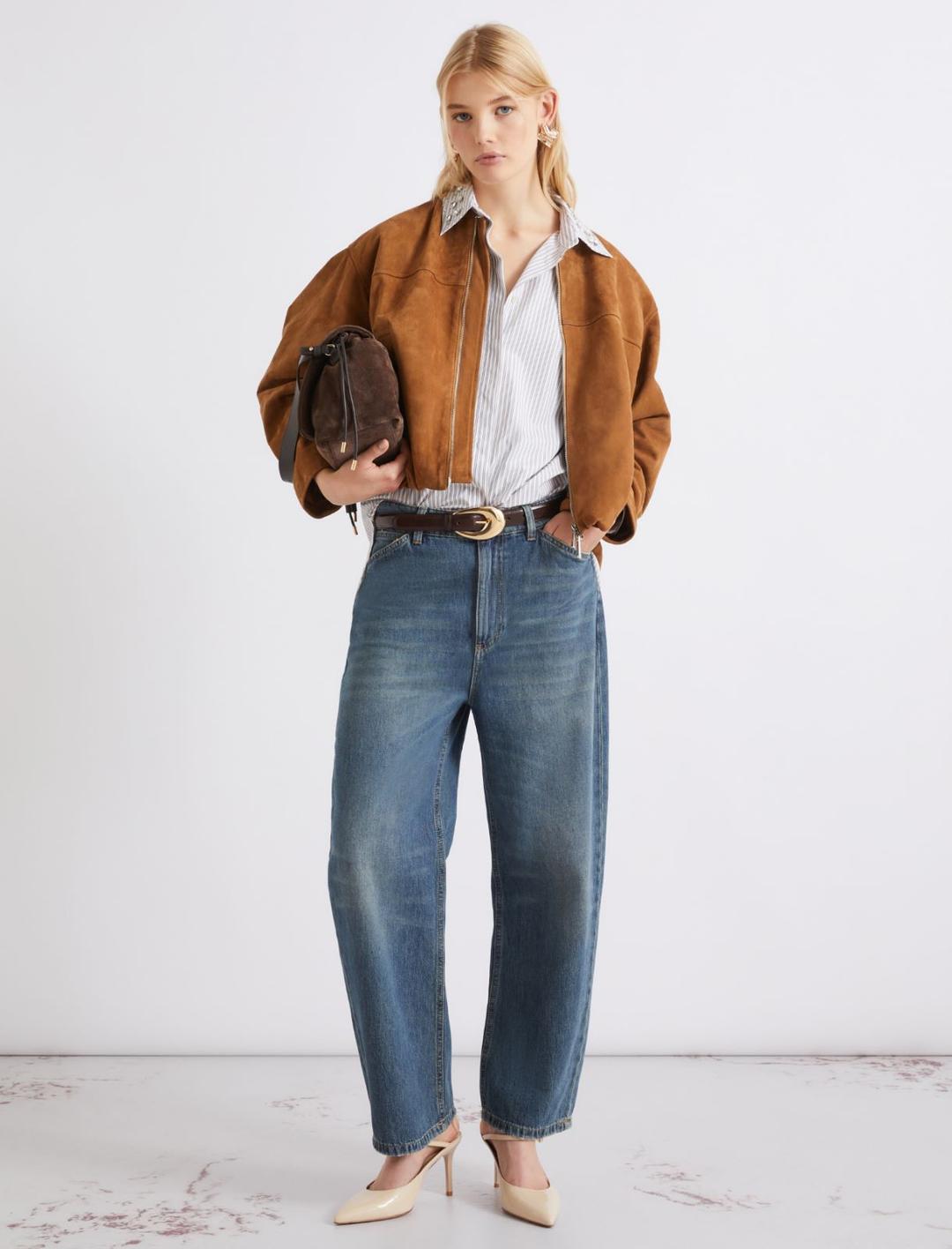 Camicia in cotone con cristalli | Marella Camicia in cotone con cristalli - 2 | Marella