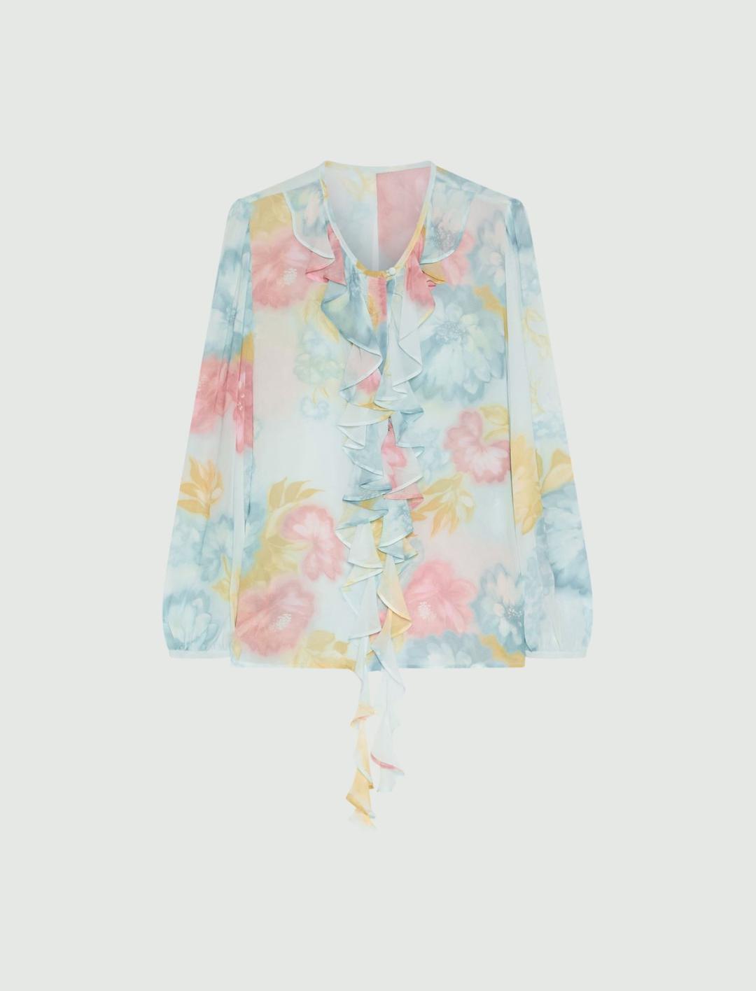 Camicia in georgette con rouche | Marella Camicia in georgette con rouche - 1 | Marella