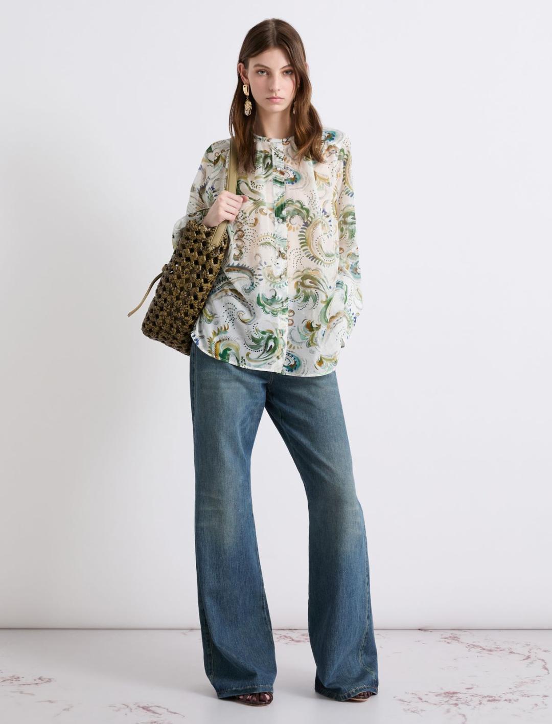 Camicia in voile di seta | Marella Camicia in voile di seta - 2 | Marella