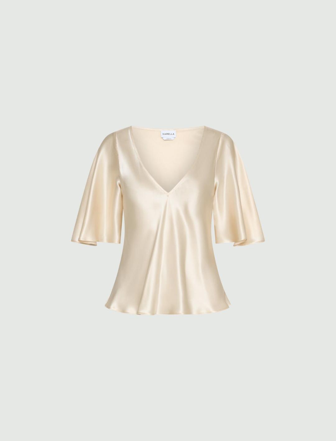 Blusa in raso di seta | Marella Blusa in raso di seta - 1 | Marella