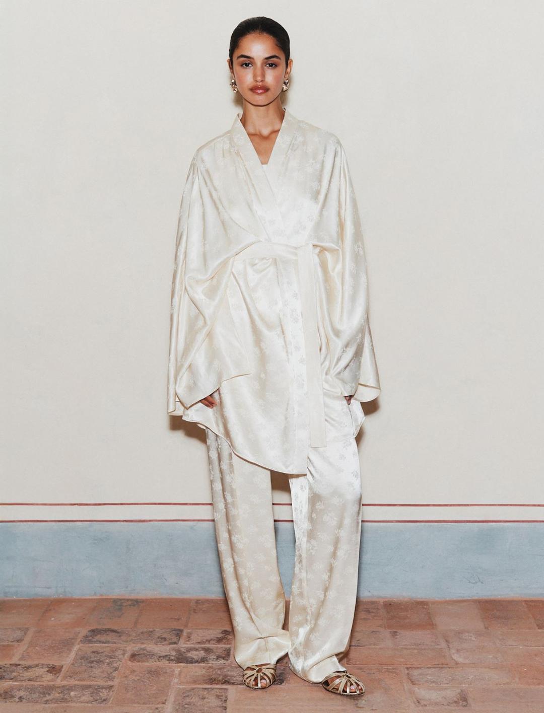 Kimono lungo jacquard | Marella Kimono lungo jacquard - 2 | Marella