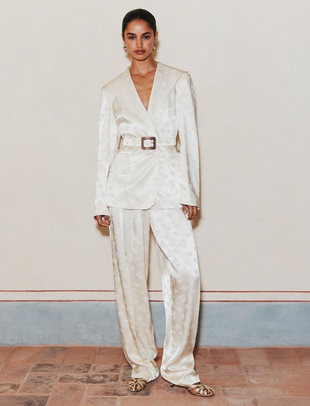 Pantalone in viscosa jacquard | Marella Pantalone in viscosa jacquard - 2 | Marella