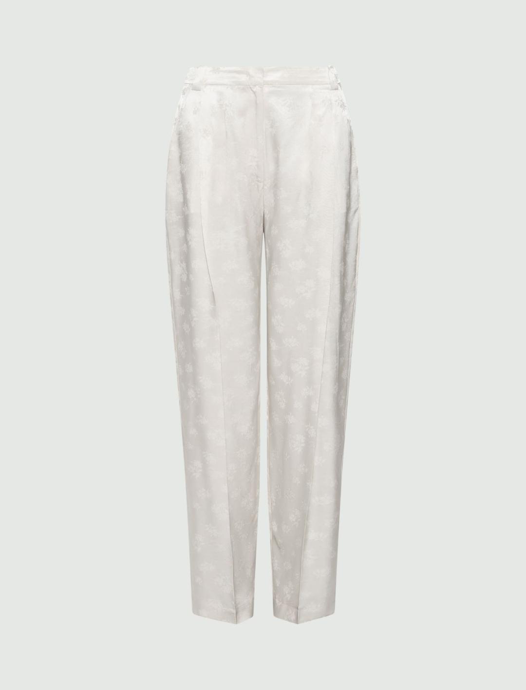 Pantalone in viscosa jacquard | Marella Pantalone in viscosa jacquard - 1 | Marella