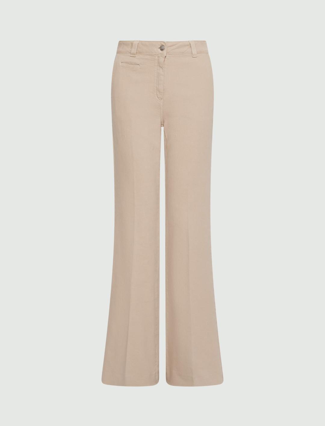 Pantaloni wide leg in cotone stretch | Marella Pantaloni wide leg in cotone stretch - 1 | Marella