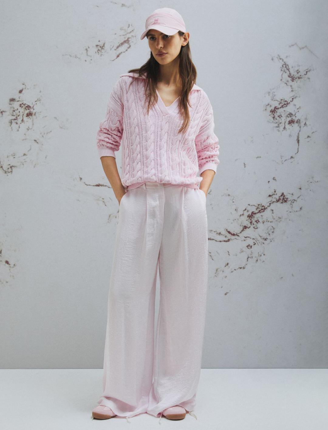 Pantalone ampio in twill crinckle | Marella Pantalone ampio in twill crinckle - 2 | Marella