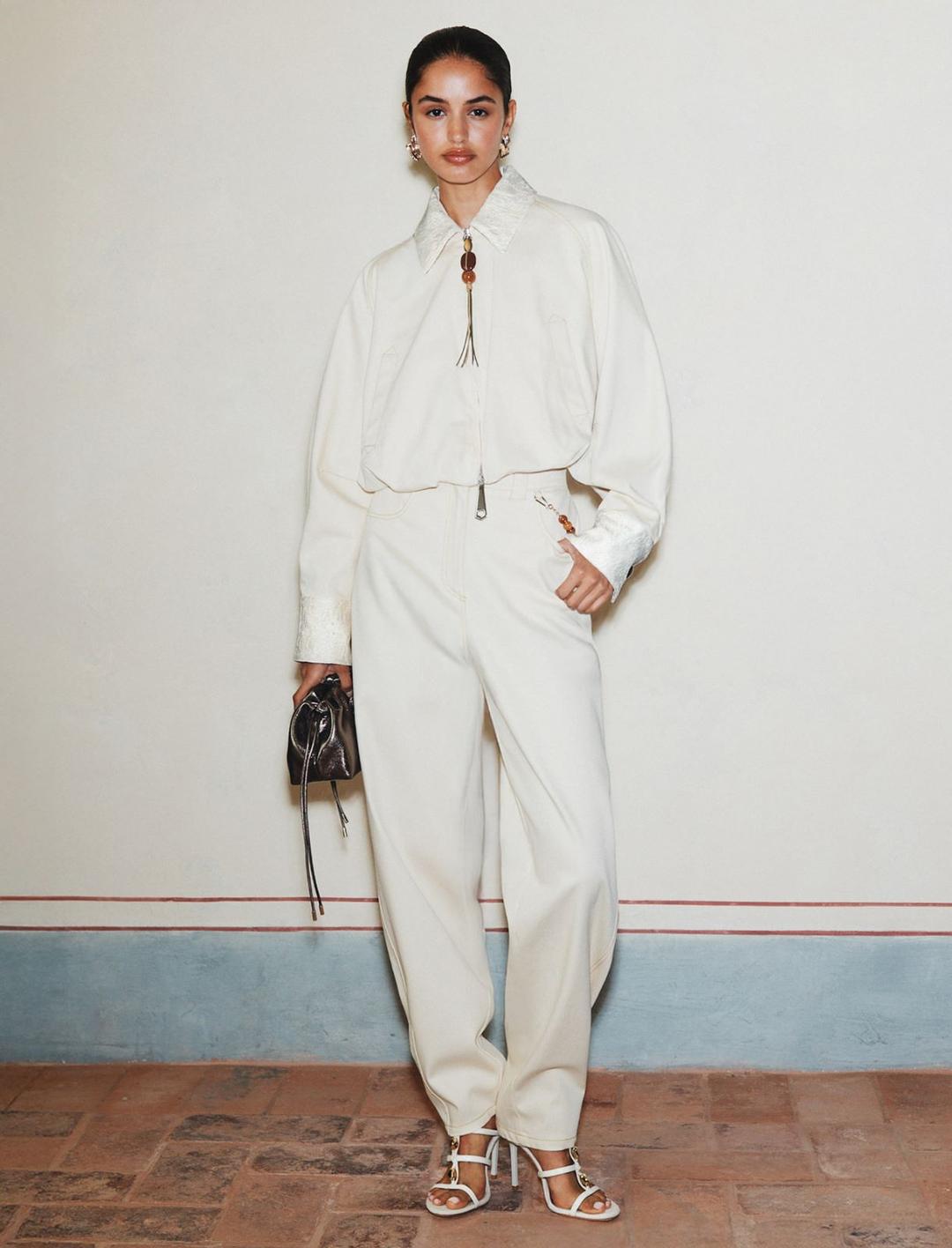 Pantalone barrel in cotone stretch | Marella Pantalone barrel in cotone stretch - 2 | Marella