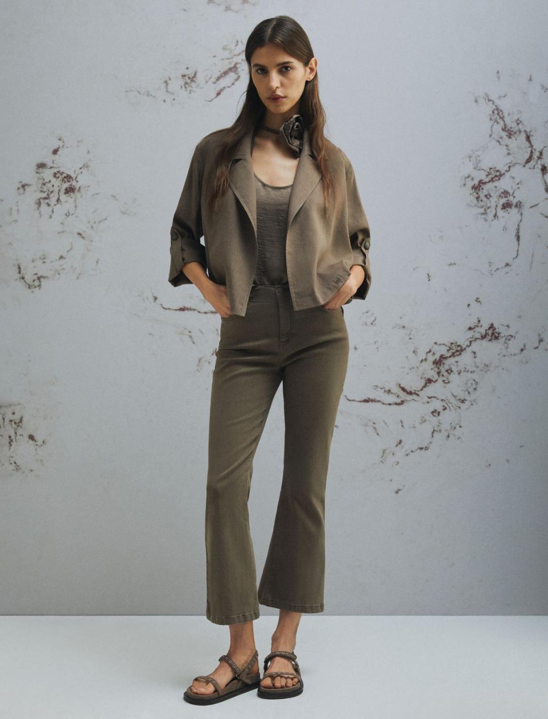 Pantalone 5 tasche flare crop | Marella Pantalone 5 tasche flare crop - 2 | Marella