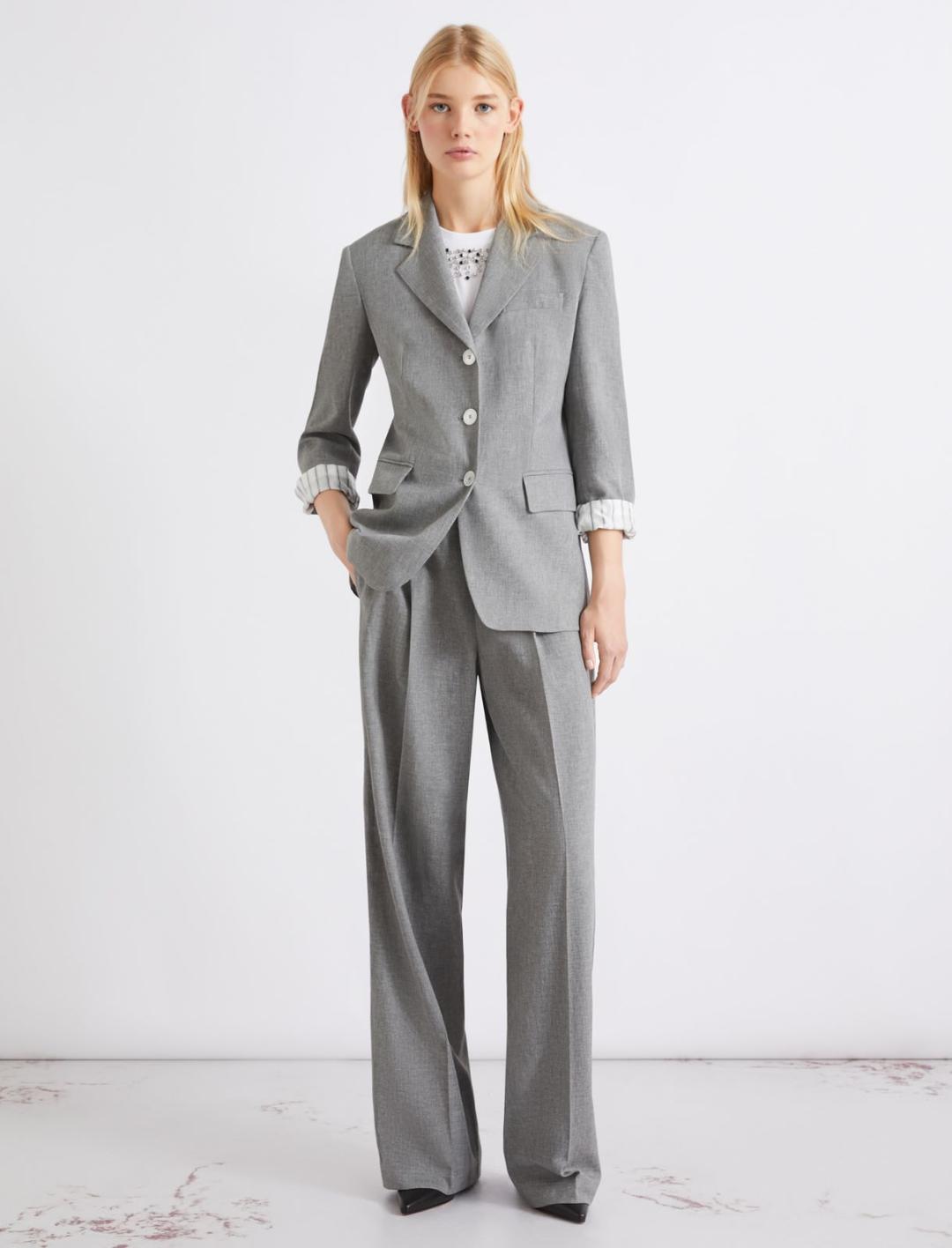 Pantalone in misto lino lavato | Marella Pantalone in misto lino lavato - 2 | Marella