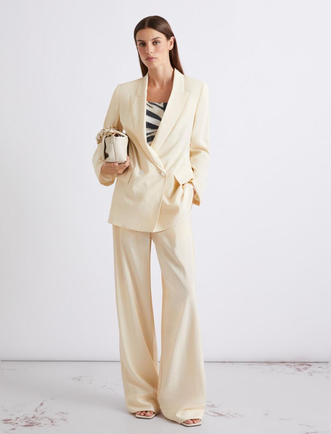 Pantalone dritto in misto viscosa | Marella Pantalone dritto in misto viscosa - 2 | Marella