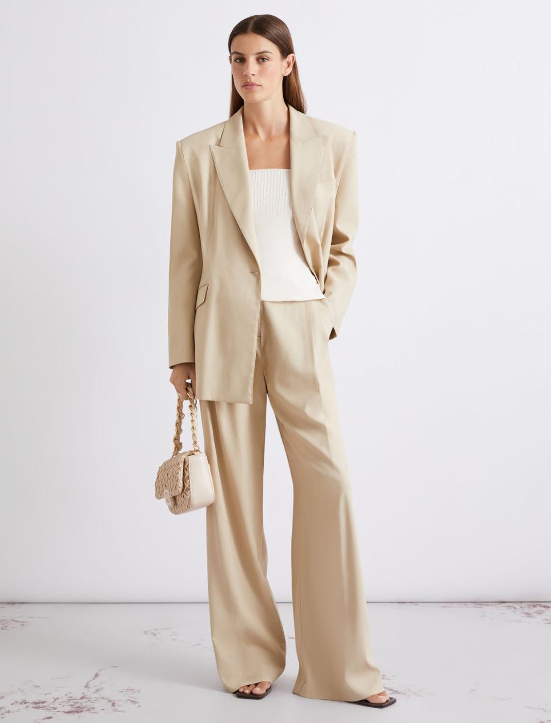 Pantalone ampio in twill | Marella Pantalone ampio in twill - 2 | Marella