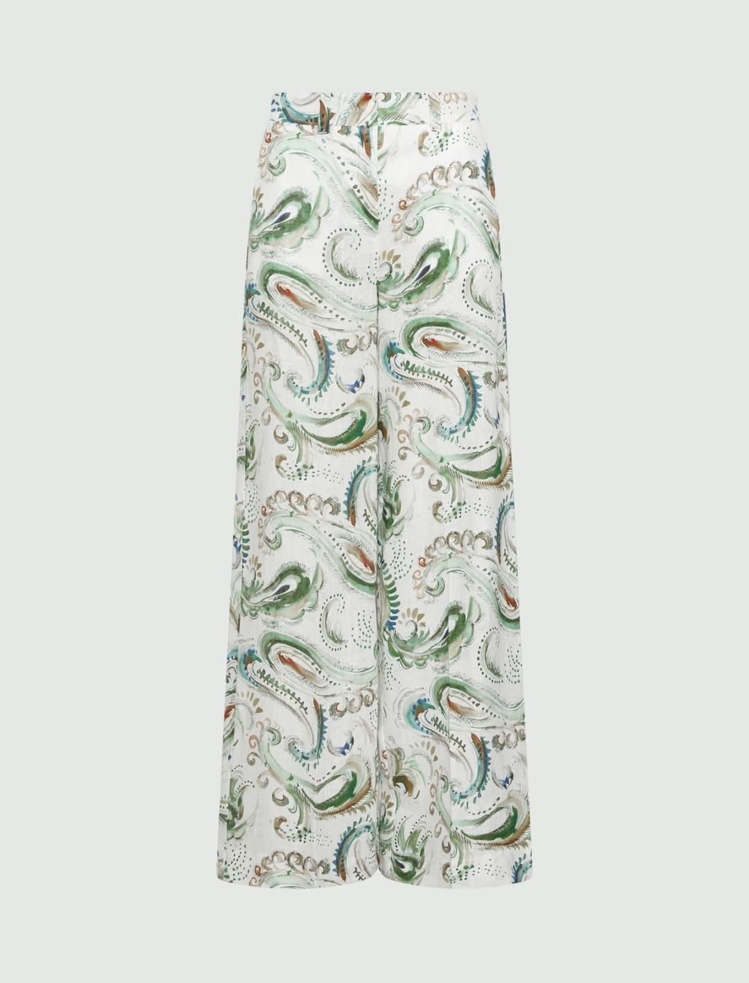 Pantalone a palazzo in lino | Marella Pantalone a palazzo in lino - 1 | Marella